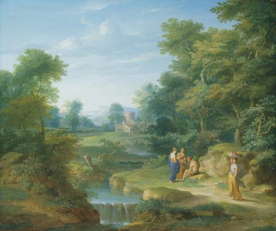 Eine arkadische Landschaft von Jacob Andries Beschey